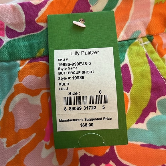 Lilly Pulitzer The Buttercup Short 5” Inseam Short NWT Size 0 - Picture 15 of 16